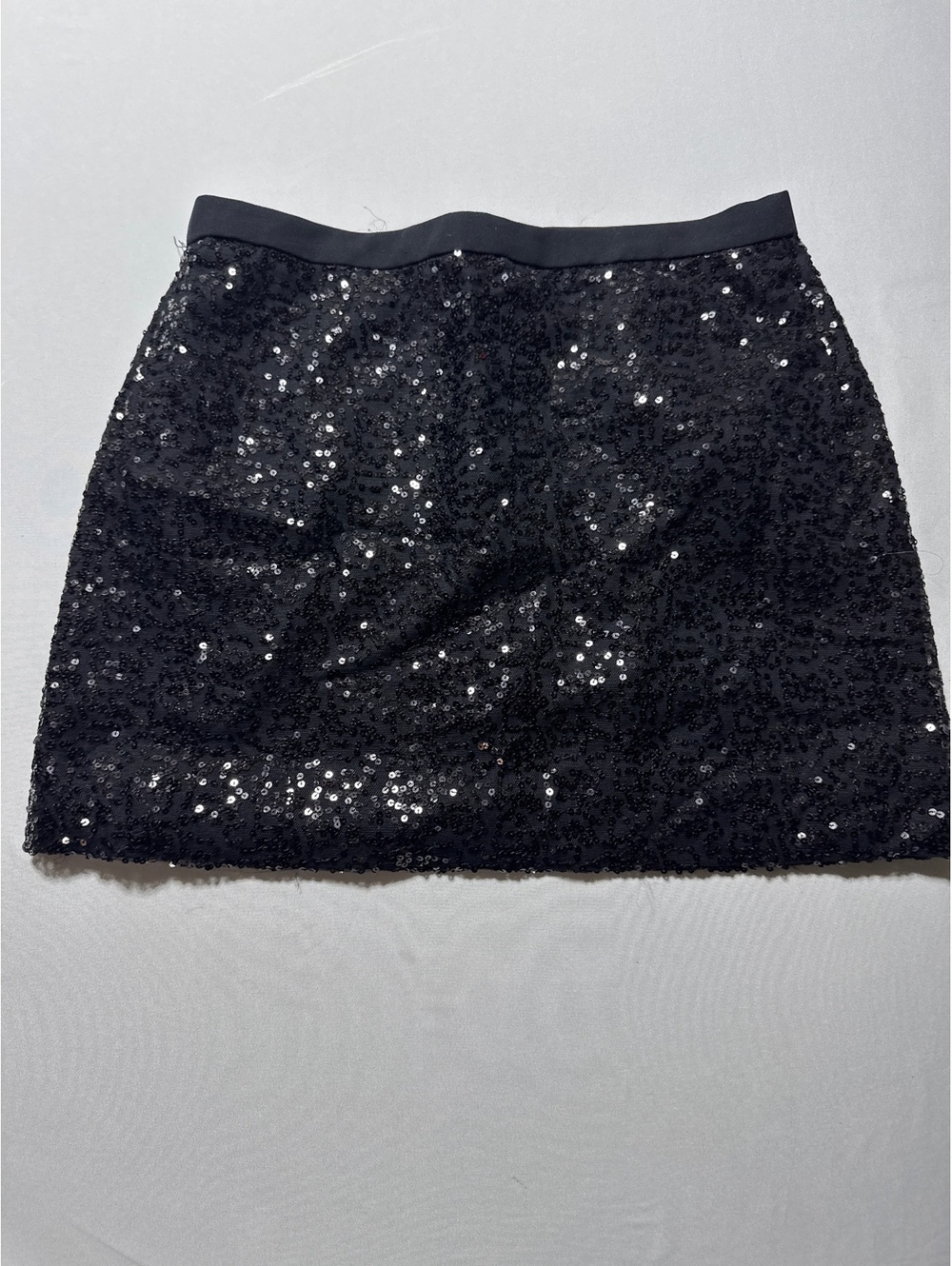 Sparkle Up Your Life with J.Crew Black Sequin Mini Skirt - S